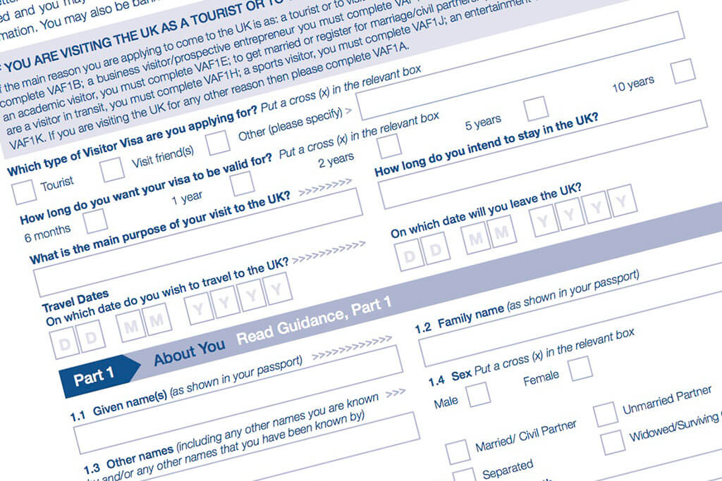 UK New Immigration Form